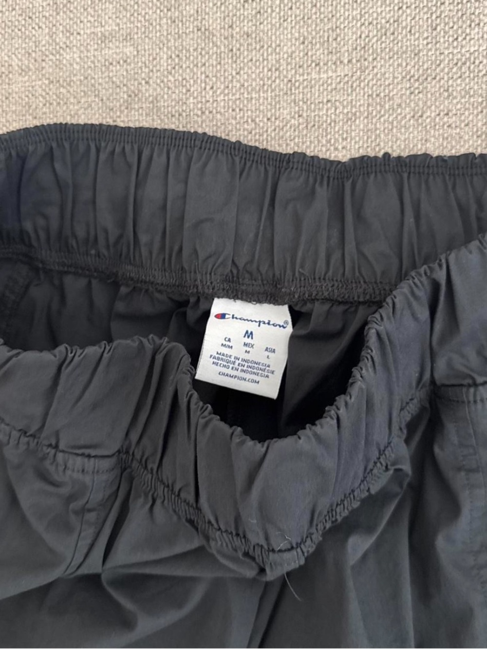 Champion Black Cargo Jogger Pants - Picture 2 of 4